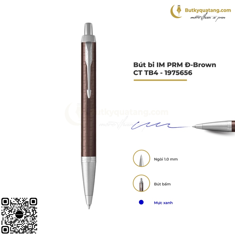 Bút Bi Cao Cấp Parker IM PRM Đ-Brown CT TB4-1975656 (3501179756561) 1