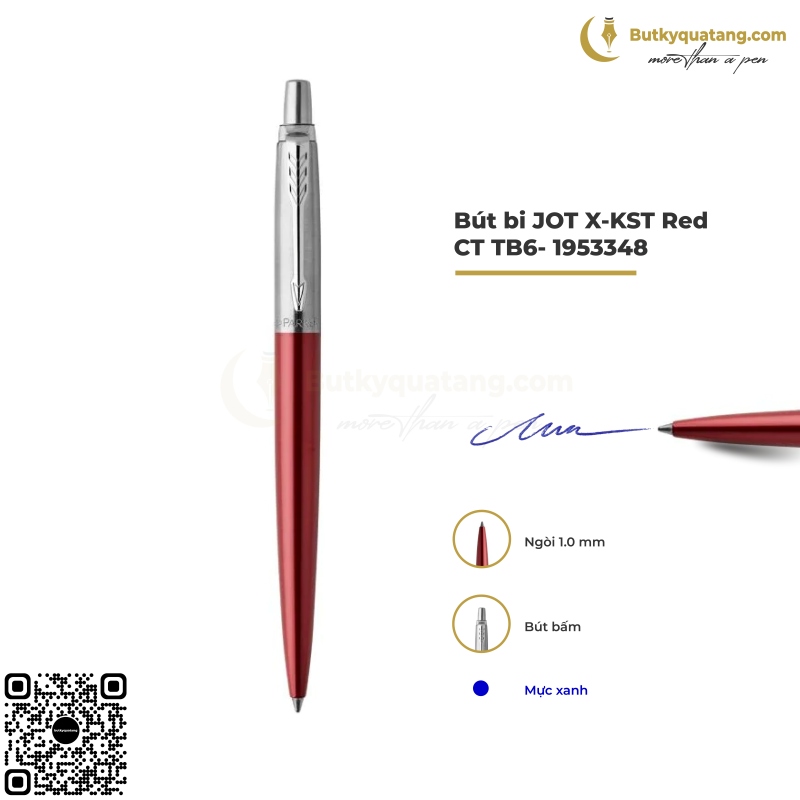 Bút Bi Cao Cấp Parker Jotter Đ-KST Red CT TB6-1953348 (3501179533483)