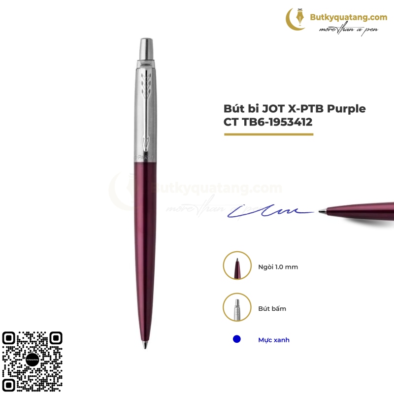 Bút Bi Cao Cấp Parker Jotter Đ-PTB Purple CT TB6-1953412 (3501179534121) 1