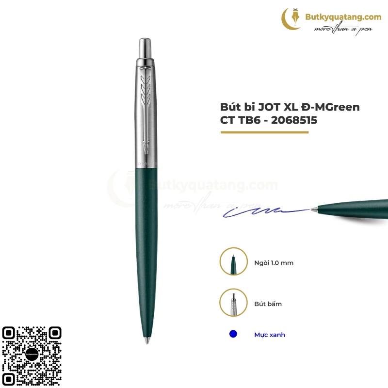 Bút Bi Cao Cấp Parker Jotter XL Đ-MGreen CT TB6-2068515(3026980685157) 1