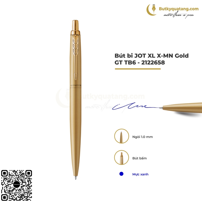 Bút Bi Cao Cấp Parker Jotter XL X-MN Gold GT TB6-2122658 (3026981226588) 1