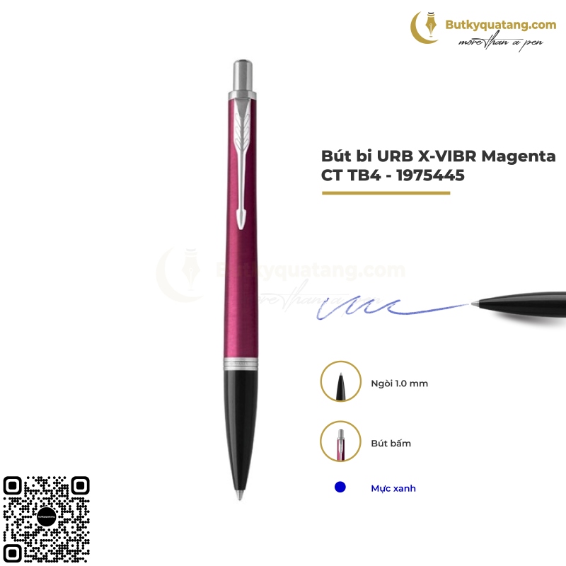 Bút Bi Cao Cấp Parker Urban Đ-VIBR Magenta CT TB4-1975445 (3501179754451) 1