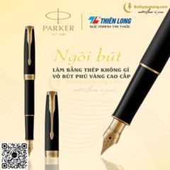 Bút Máy Cao Cấp Parker Sonnet Matte Black GT TB-1950875 (4)