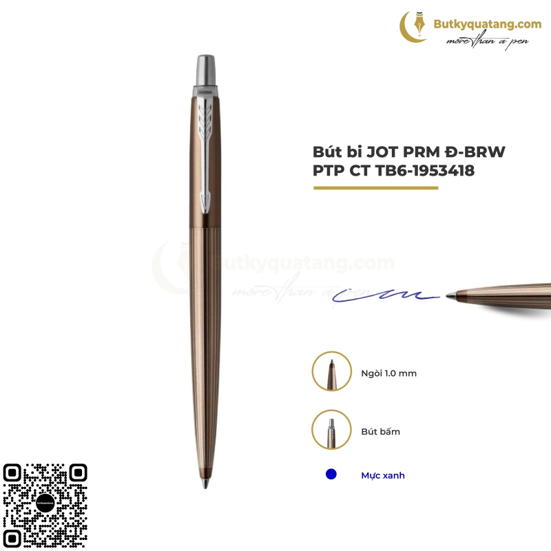 Bút bi cao cấp Parker Jotter PRM Đ-BRW PTP CT TB6-1953418