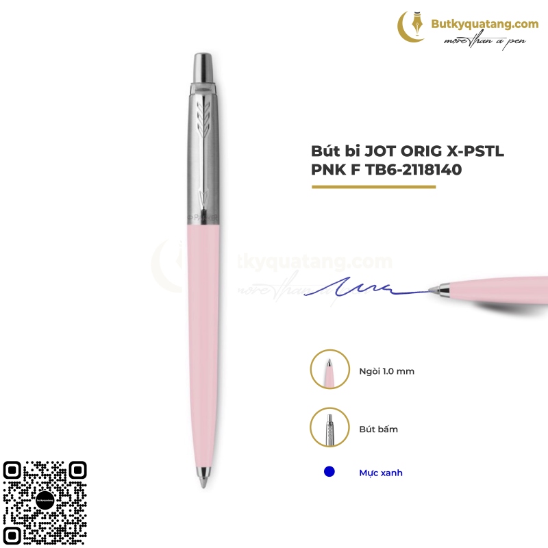 Bút Bi Cao Cấp Parker Jotter ORIG X-PSTL PNK F TB6-2118140 1