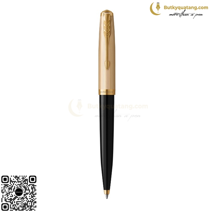 Bút Bi Parker 51 DLX BLK GT BP 2123513 Khắc Tên