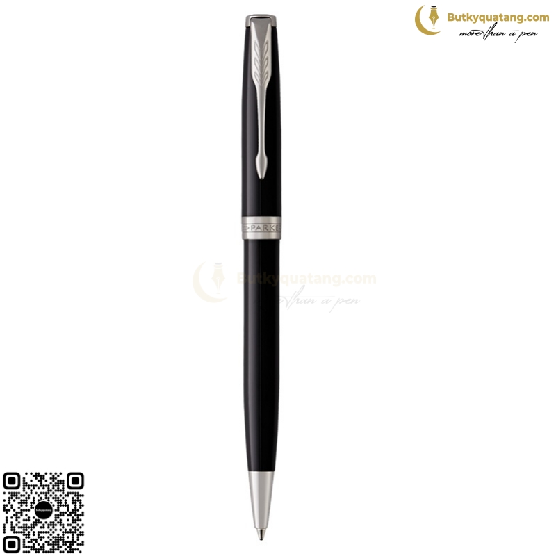 Bút Bi Parker Sonnet Black Lacquer CT Ballpoint Pen 1931502 3