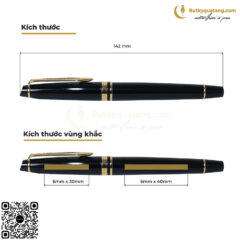 Bút Dạ Bi Waterman Expert Black GT Rollerball S0951680 7