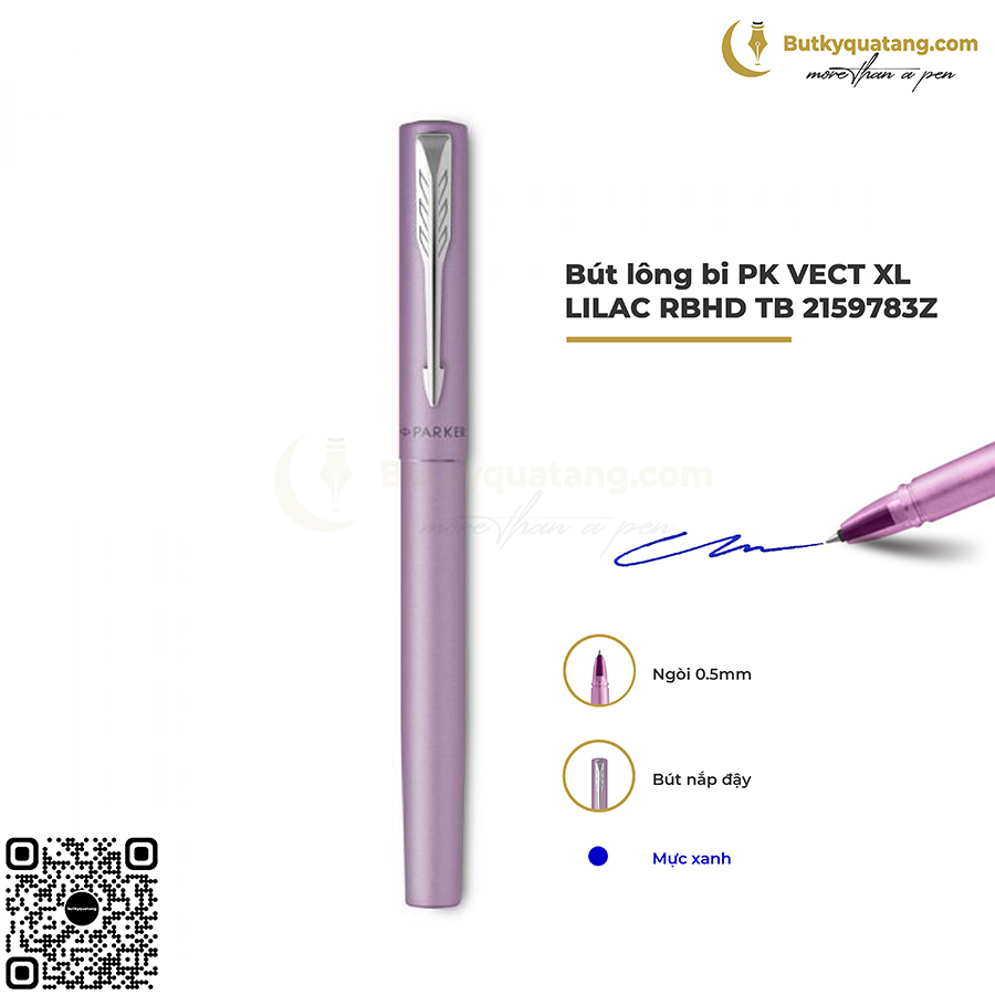 Bút Lông Bi Parker Vector XL METAL LILAC 2159783Z 10