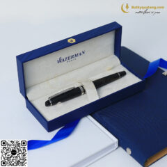 Bút Lông Bi Waterman Expert Metallic Black Lacquer RT Rollerball Pen 2119190 6